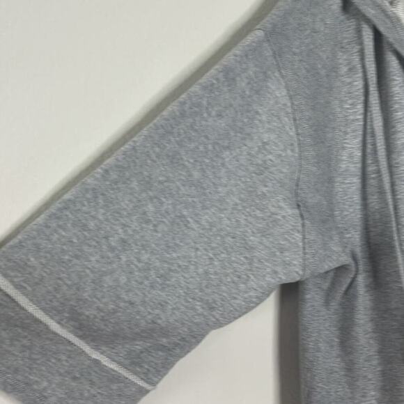Anthropologie Daily Practice Sport Hooded Mini Dress Sweatshirt Gray L - Picture 5 of 8